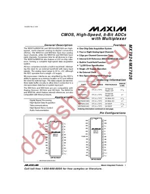 MX7828KP+ datasheet  